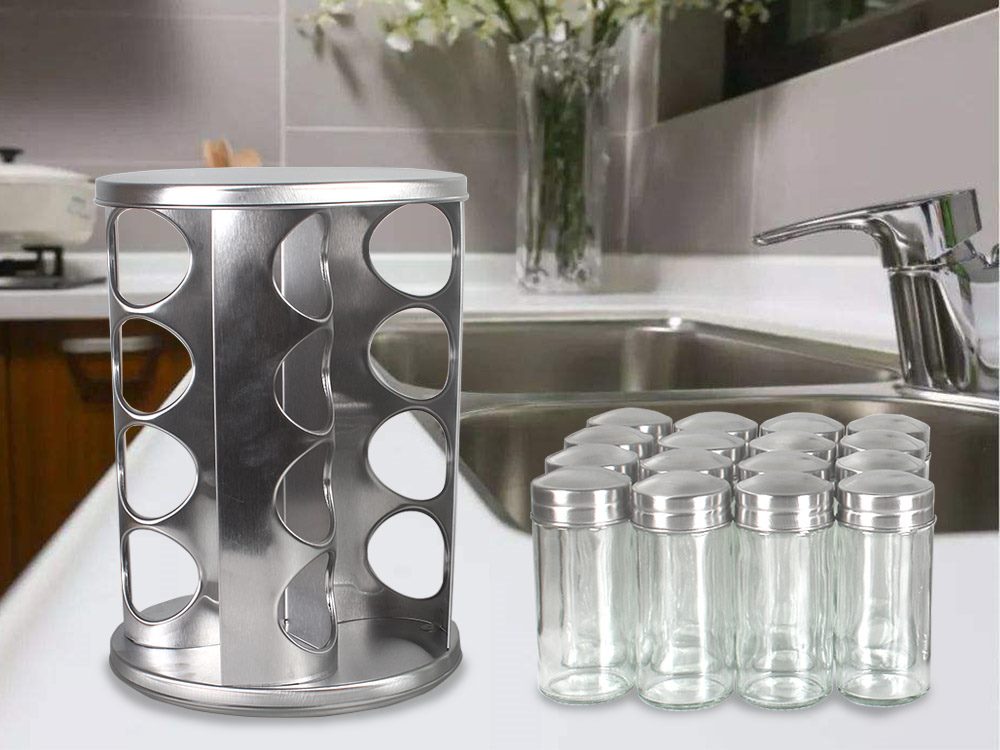 Spice Rack Stand 16 Jars