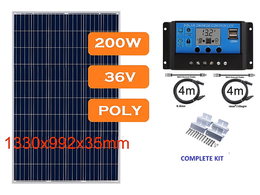 200W Solar Panel Kit