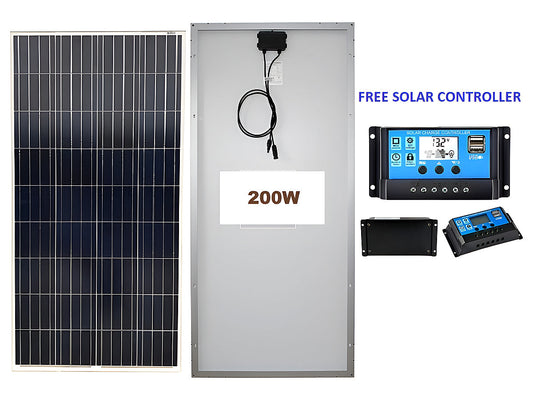 200W Solar Panel with Solar Controller