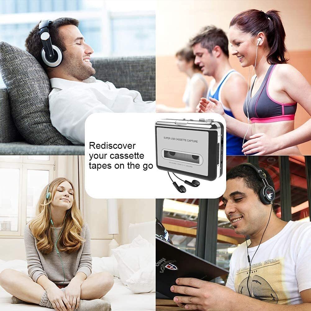 USB Cassette Player and Tape to MP3 Converter