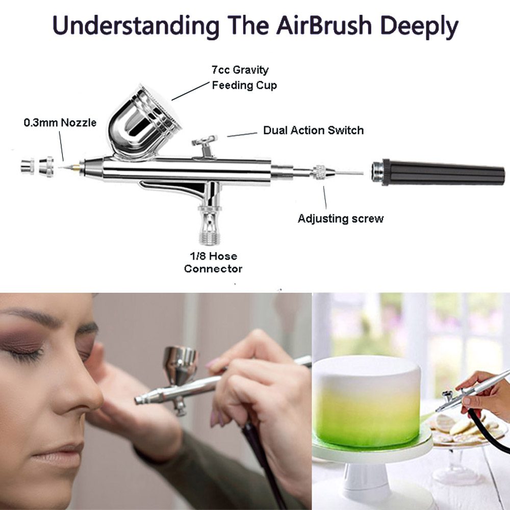 Air Brush Compressor With Air Brush Kit