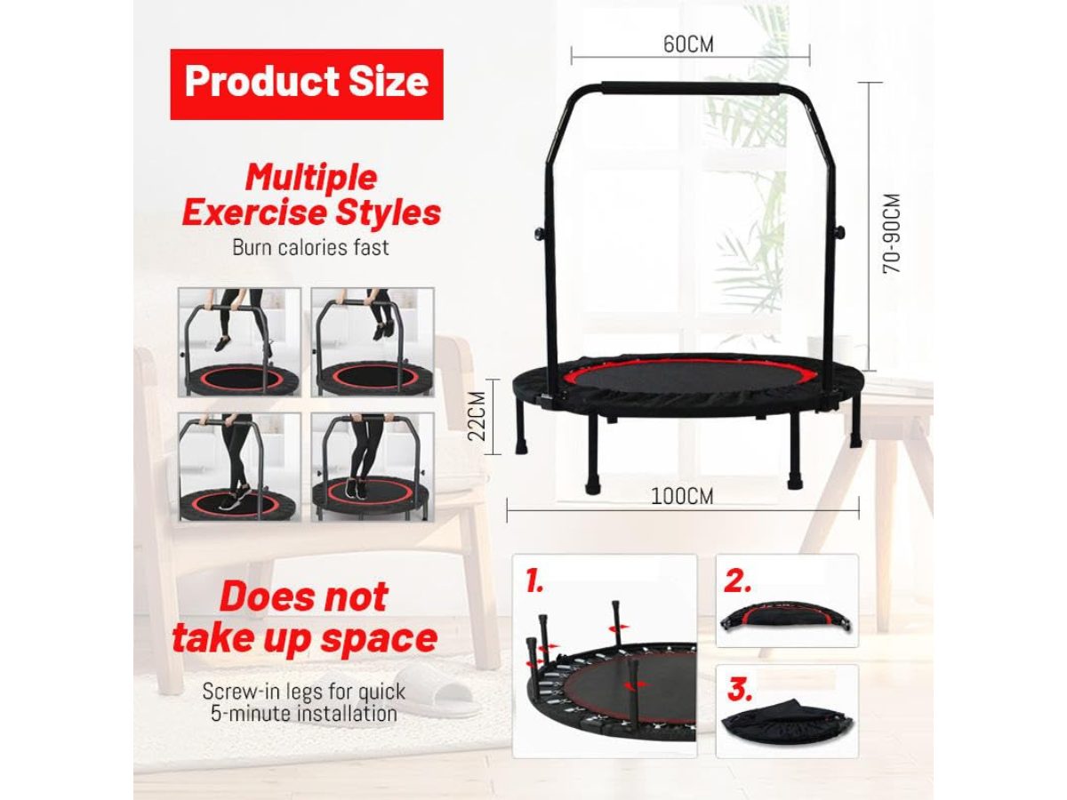 Trampoline Mini Foldable Portable Rebounder