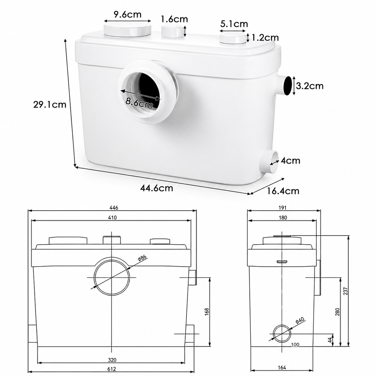 Macerator Sewage Pump