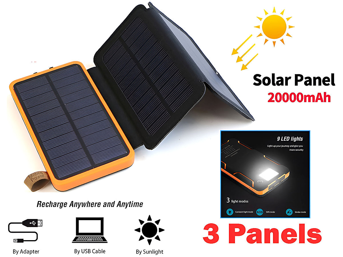 Solar Power Bank 20000mAh