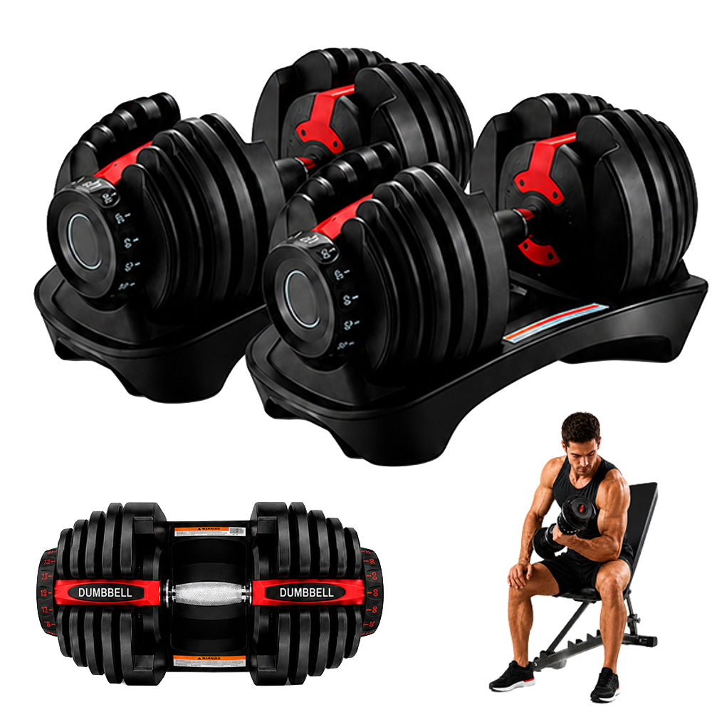 Dumbbells – 2 x 40KG Adjustable Set