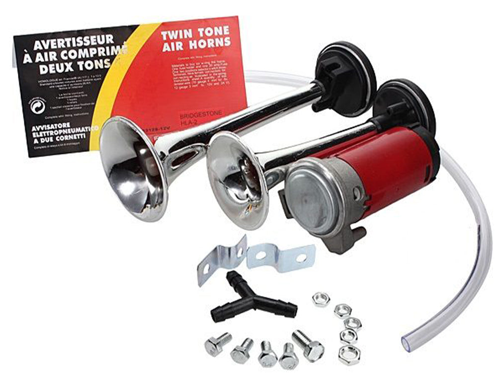 Dual Air Horn 12V Dixie Hazzard Horn Set Super Loud Car Horns