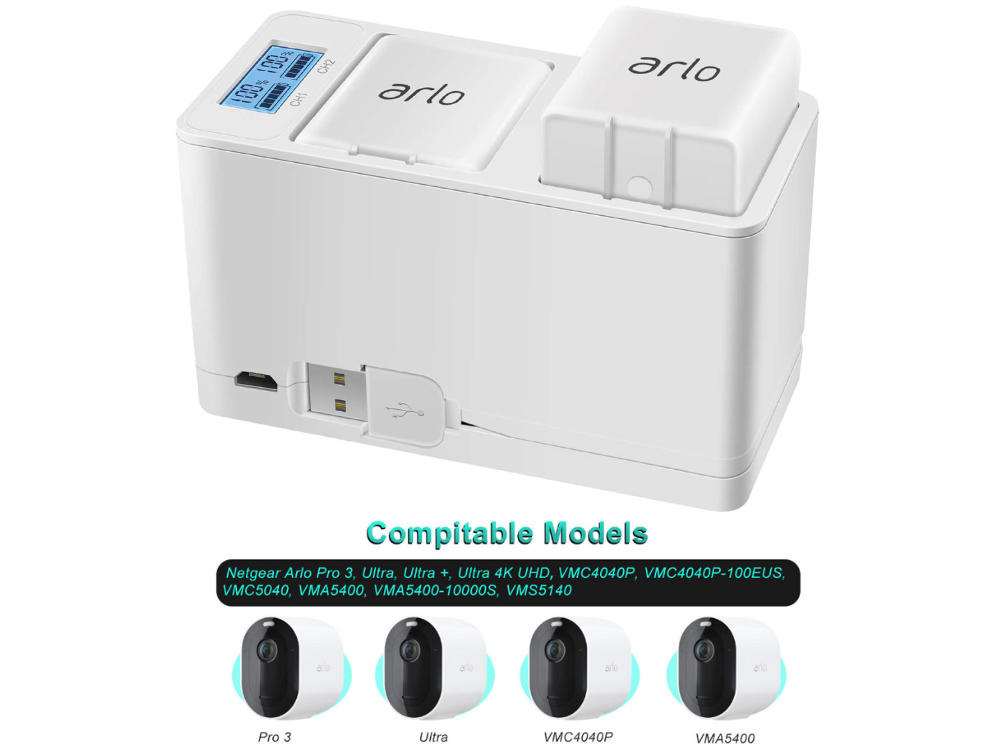Arlo Pro 3 / Pro 4 Battery Charger