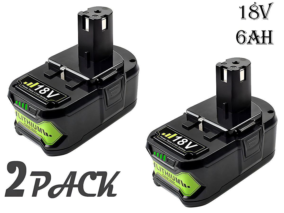 Ryobi 18V 6AH Battery Compatible Replacement Battery