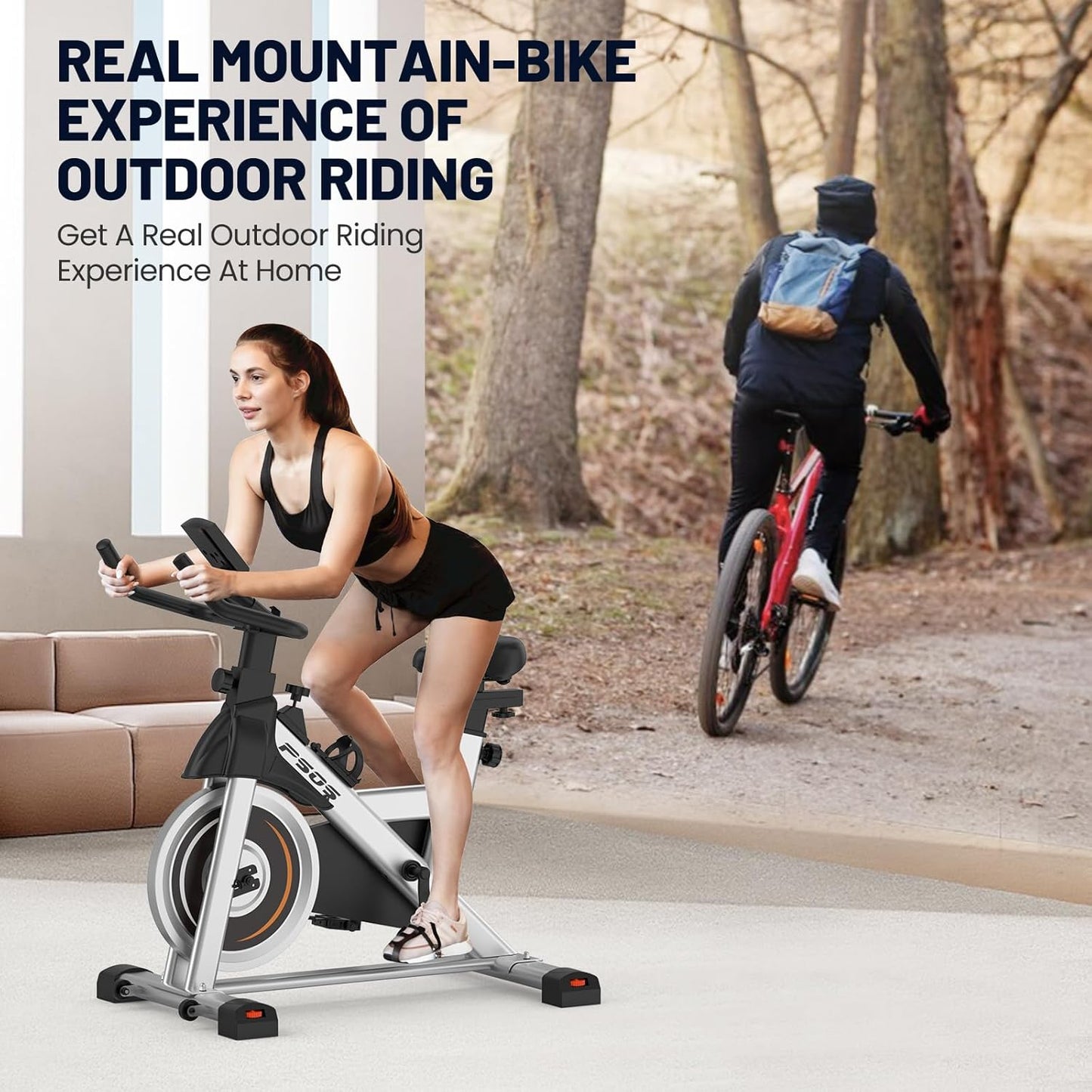 Adjustable Exercises Bike Spin Bike Heavy Duty