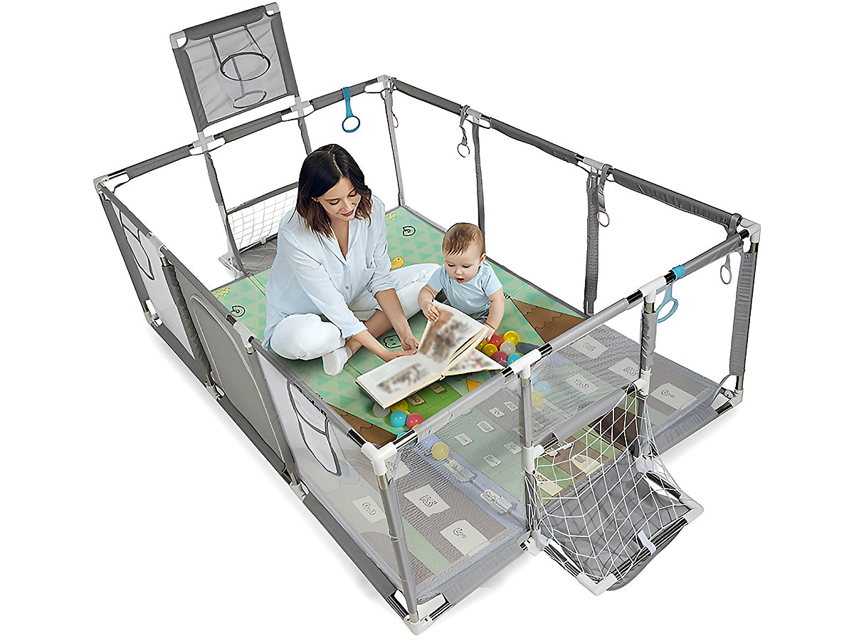Portable Playpen Fence Gate Wall Fence Barrier PlayPen