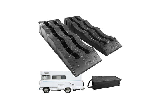 2PCS RV Leveling Blocks Camper Wheel Chocks Ramp