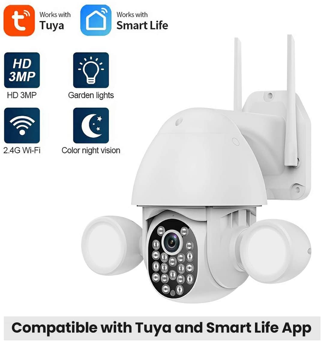 Home Security Camera Wireless CCTV WiFi Surveillance System Outdoor 3MP