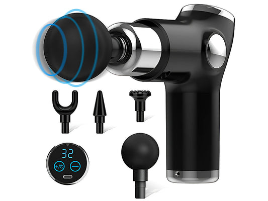 Mini Massage Gun with 4 Massage Heads