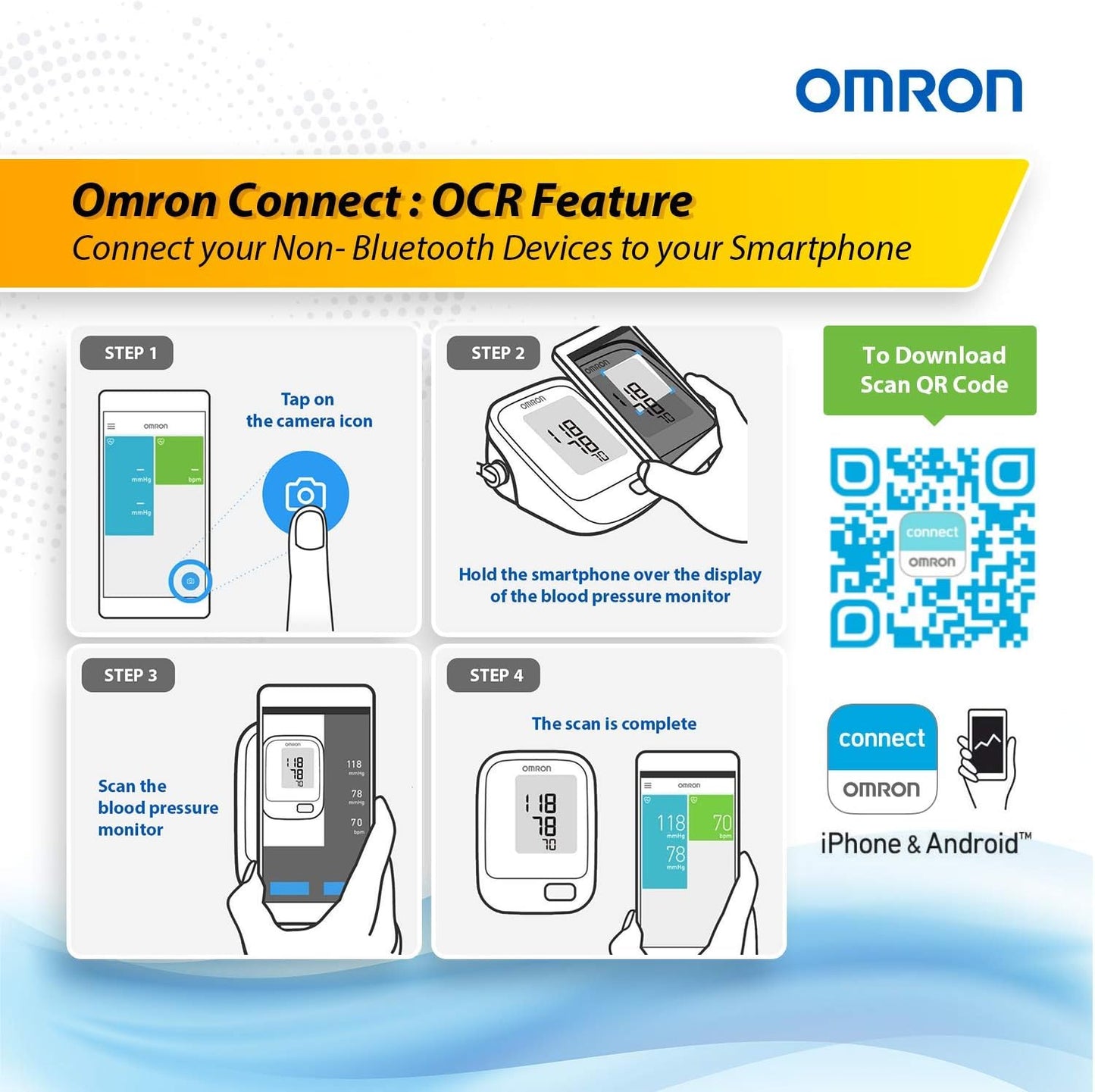 Omron Blood Pressure Monitor HEM7121J
