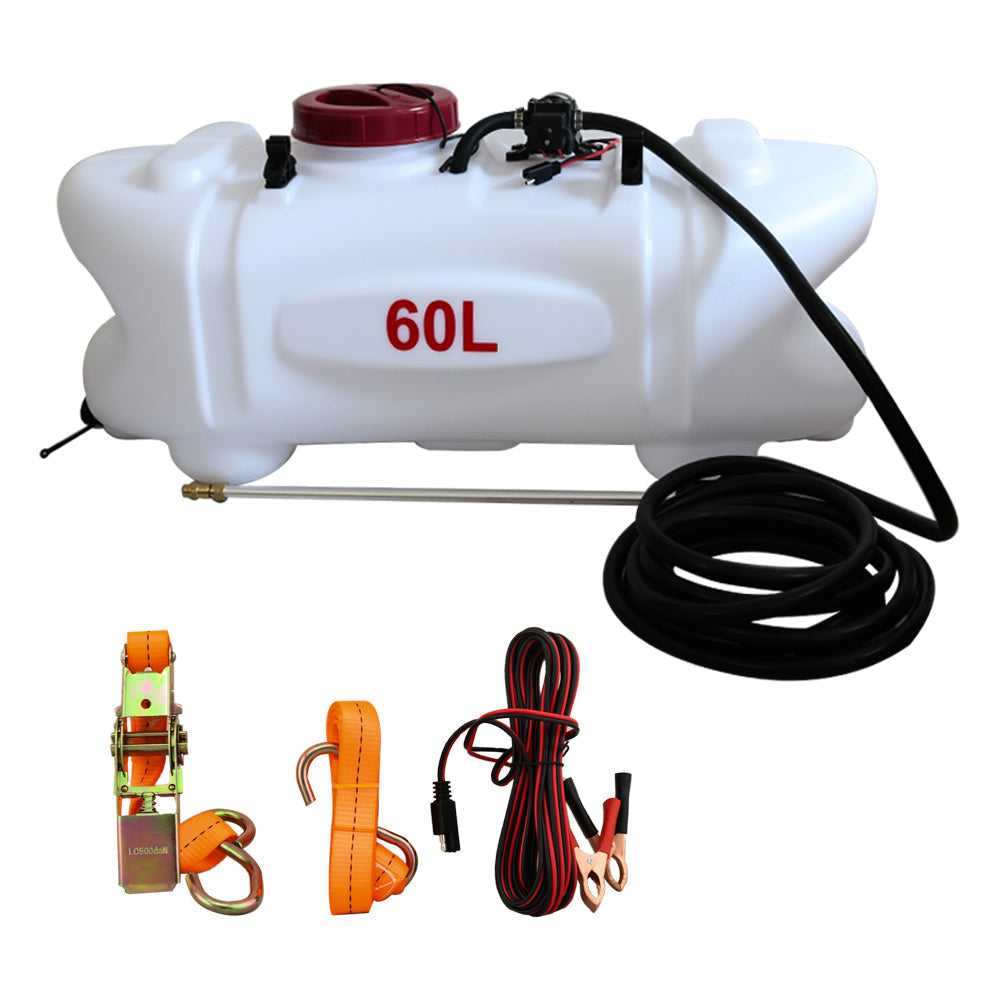 Garden ATV Sprayer Weed Sprayer – 60L 12VDC Heavy Duty Transparent Tank