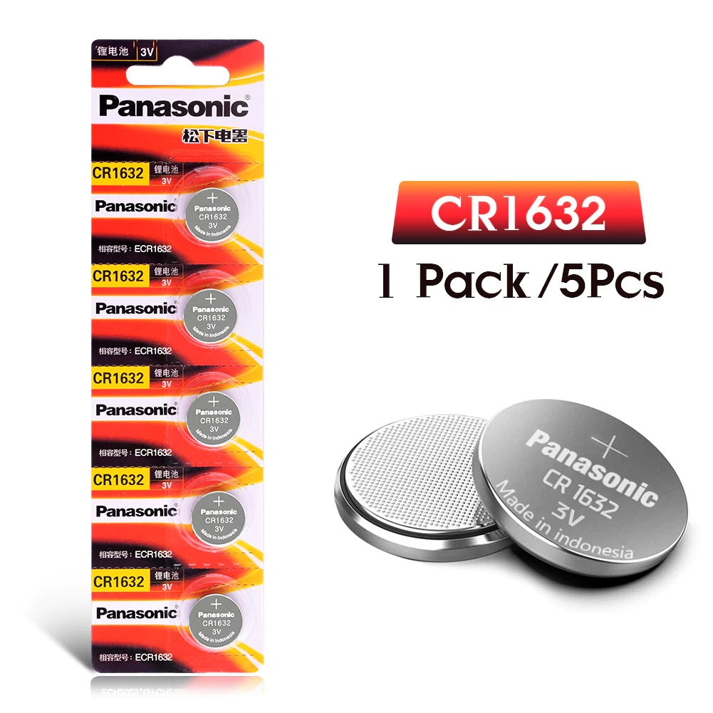 Panasonic CR1632 3V Lithium Coin Battery Long Lasting Power Cell
