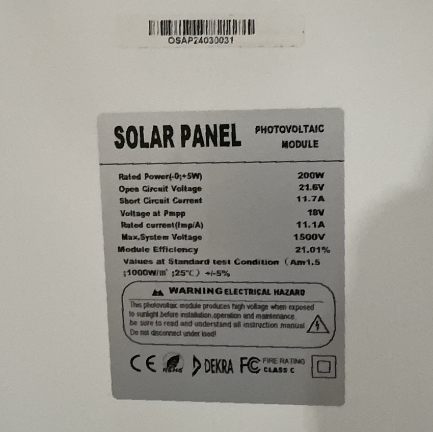 200W Solar Panel Kit