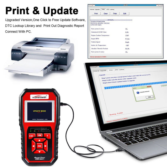 Auto Diagnostic Scanner OBD2 and CAN