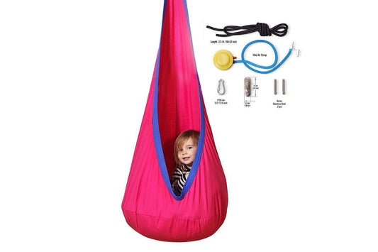 Kids Pod Swing Chair Tent Hanging Seat Hammock