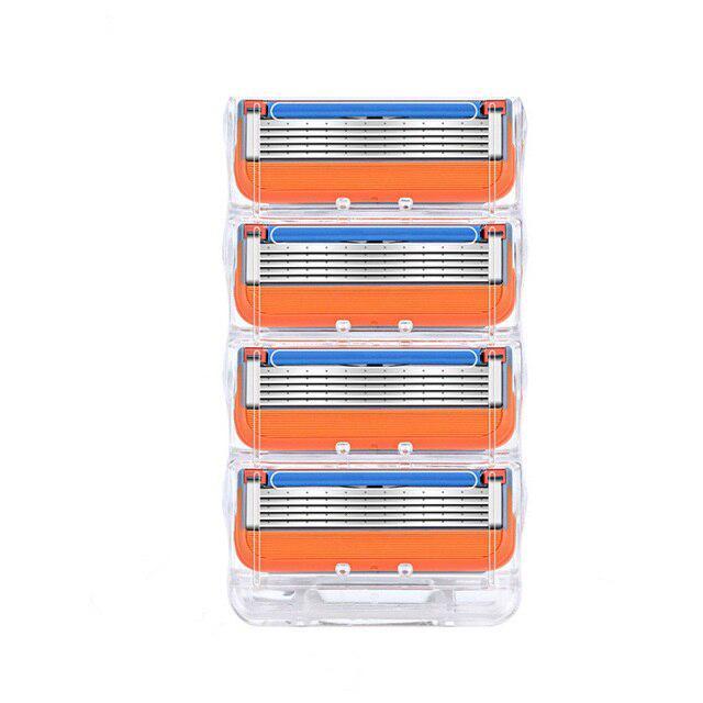 Replacement for Gillette Fusion Power Men's Razor Blade Refills 4 Count