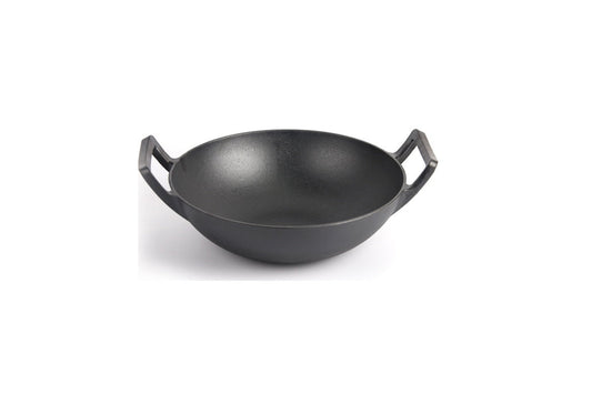Cast Iron Wok Pan