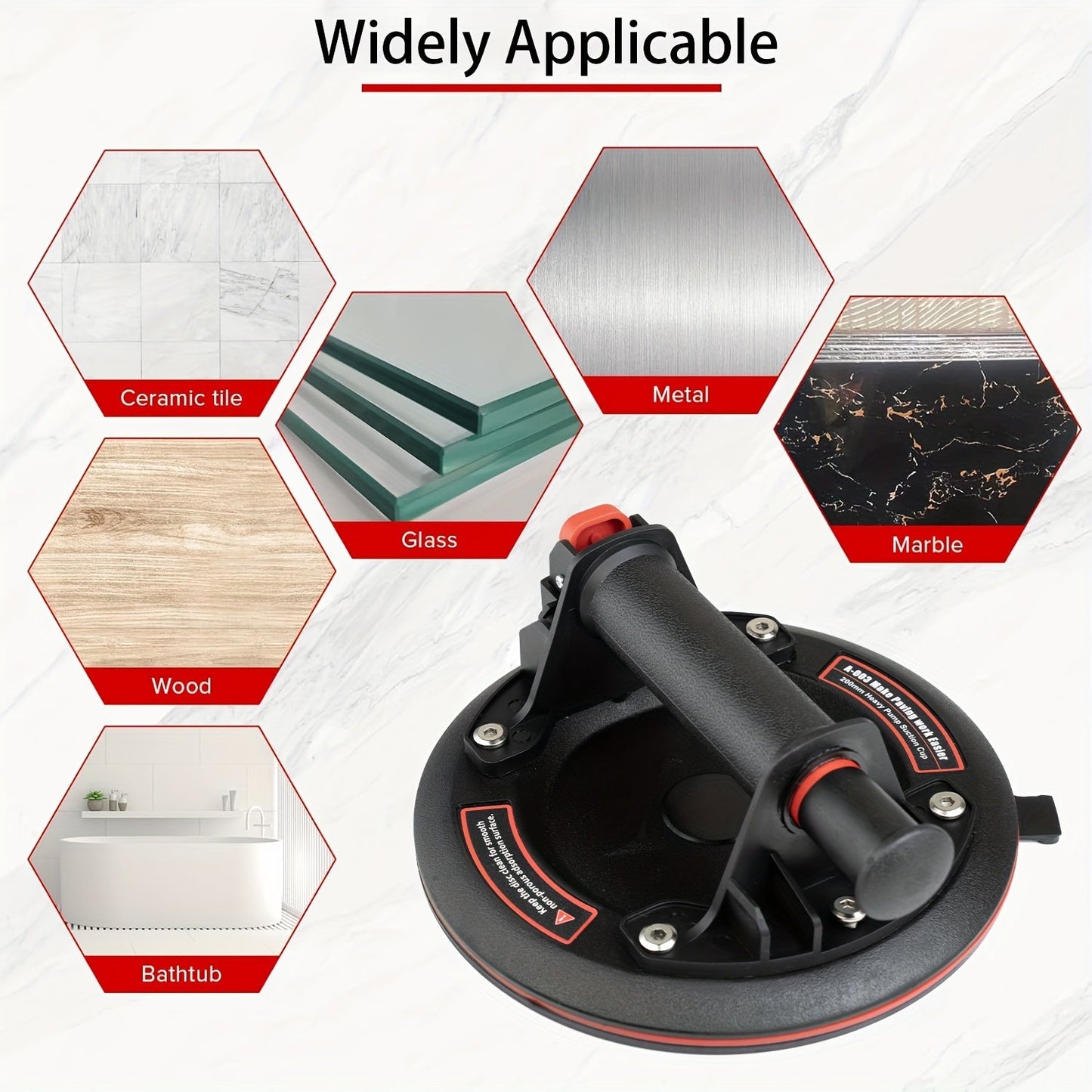 8inch Vacuum Suction Cup 200kg Bearing Capacity