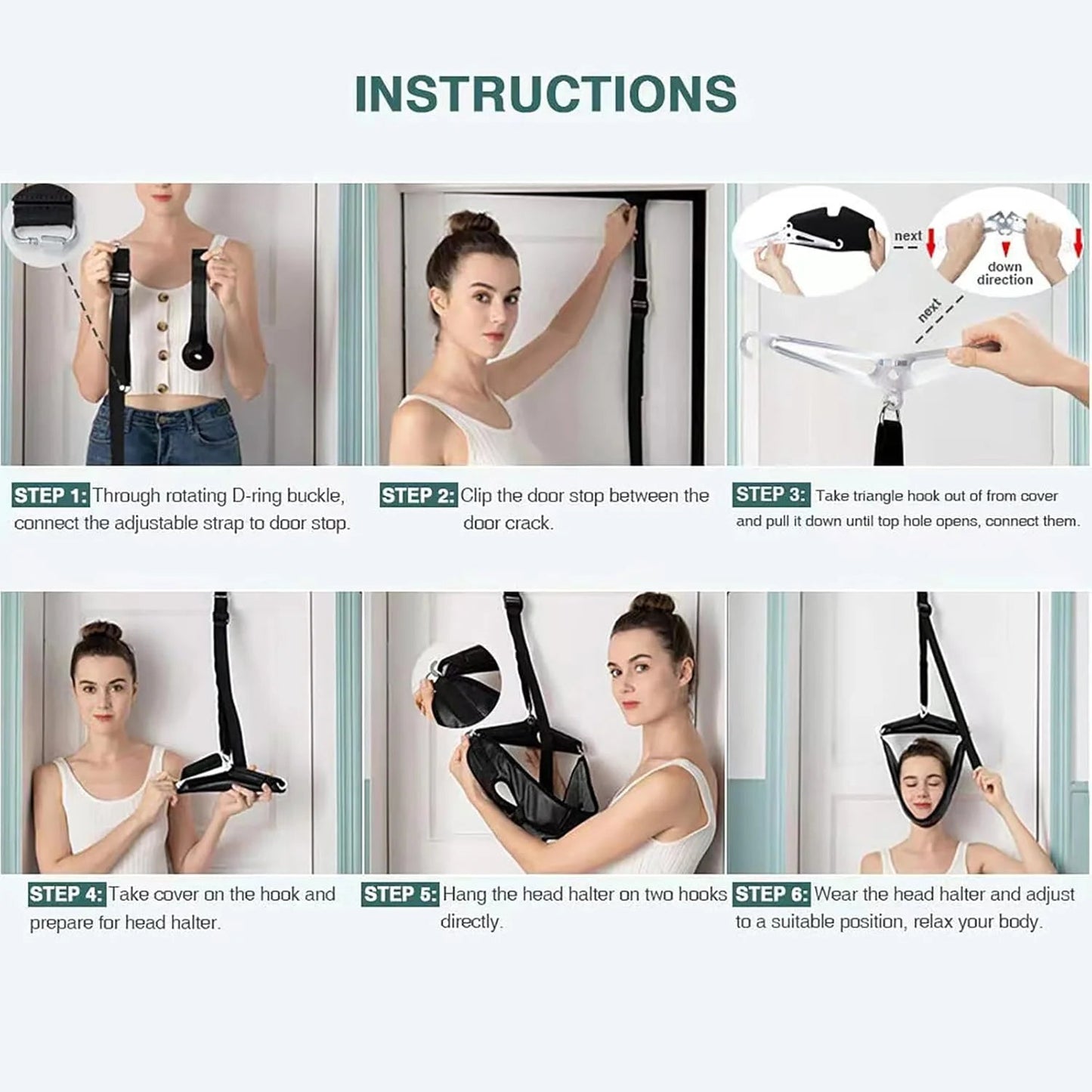 Portable Neck Stretcher Cervical Traction Neck Hammock