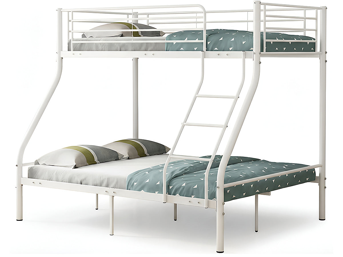 Bunk Bed- Metal Triple White