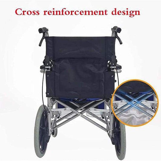 Self propelling folding wheelchair