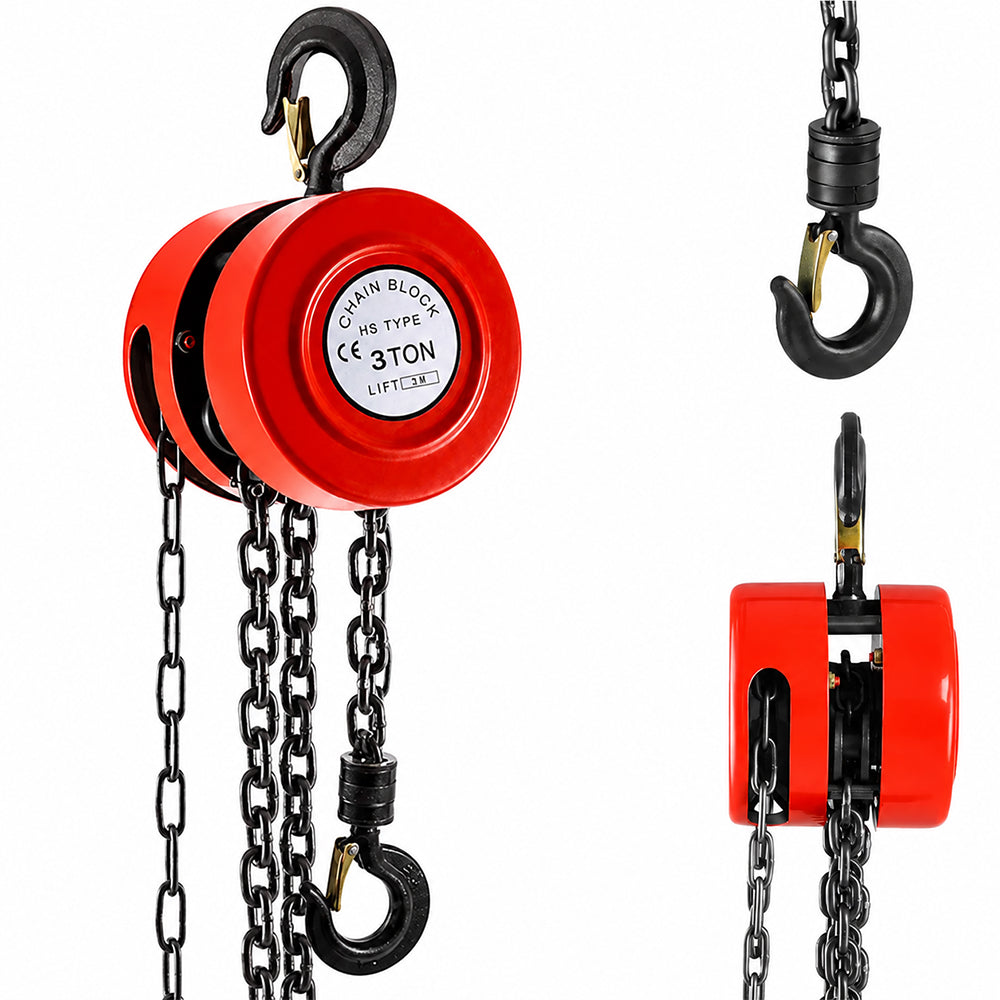3T Chain Block Tackle Hoist 3M