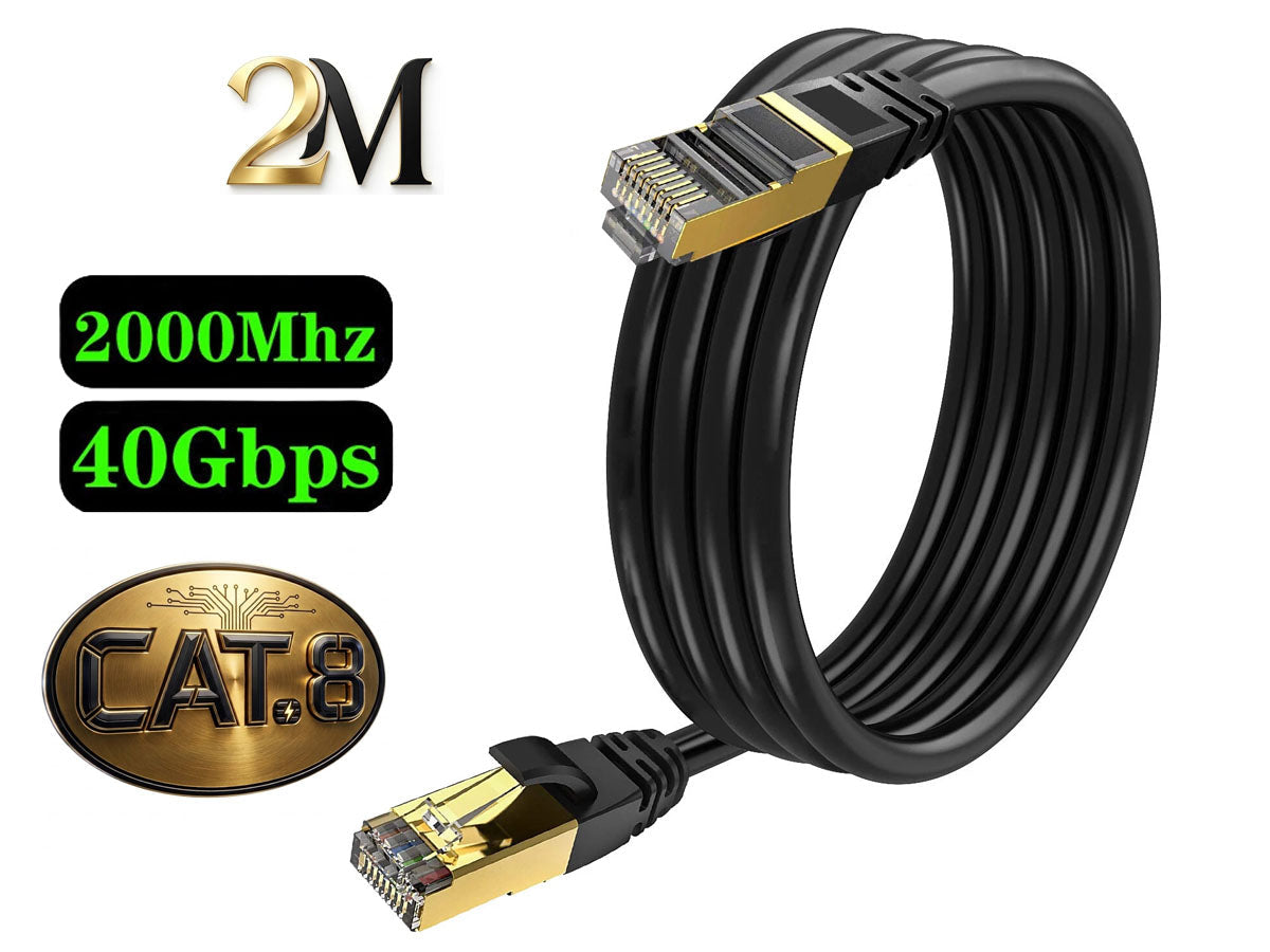 LAN Cable CAT8 Ethernet Cable 2m