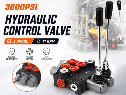Hydraulic Directional Control Valve 11gpm Adjustable Tractors loaders