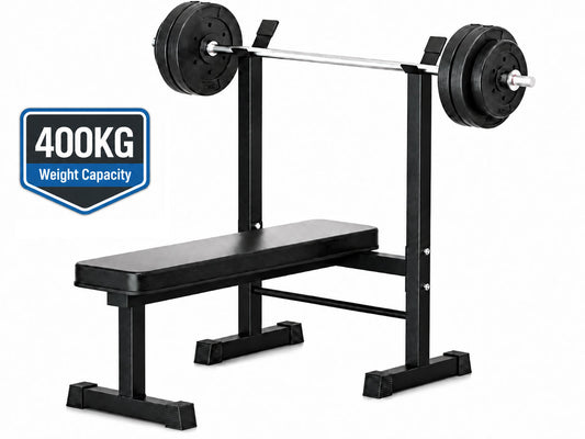 Flat Weight Bench With Rack | Bench Press
