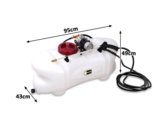 Garden ATV Sprayer Weed Sprayer – 100L 12VDC Heavy Duty Transparent Tank