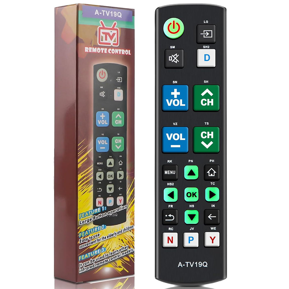 Universal Big Button TV Remote Replacement