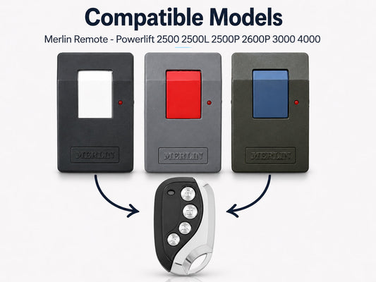 Merlin Remote - Powerlift 2500 2500L 2500P 2600P 3000 4000
