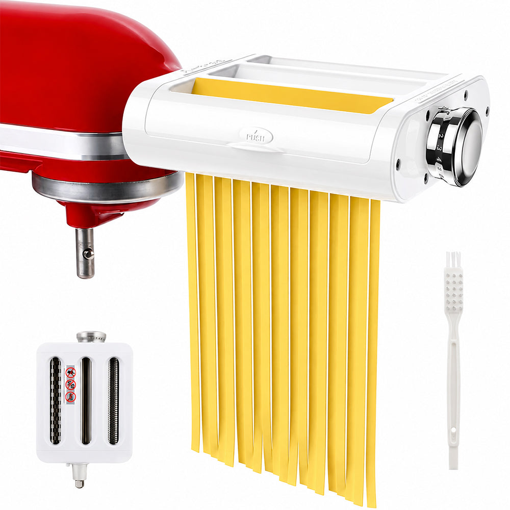 Pasta Maker Attachment for KitchenAid Stand Mixers 3 in 1 Set