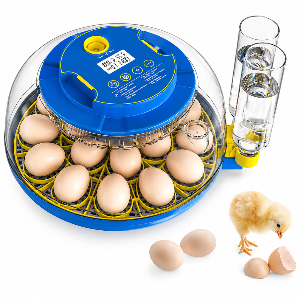 18 Eggs Incubator Hatcher Breeder Automatic Egg Hatching Chicken Duck Bird