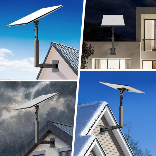 Starlink Gen 3 Mount, 360° Rotatable Roof & Wall Mount for V3 Starlink