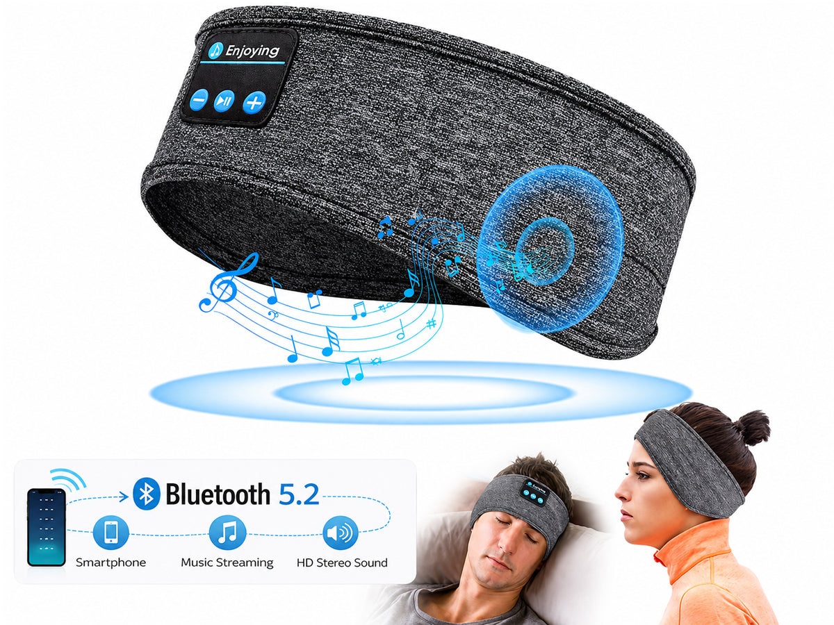 Sports Headband Bluetooth Sleep Headphones Headset