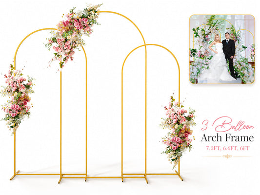 Metal Arch Backdrop Stand Wedding Arch Backdrop Stand Gold Arch Backdrop Stand
