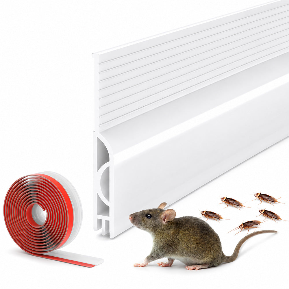 Door Draft Stopper Door Sweep for Exterior Interior Weather Stripping Door Seal