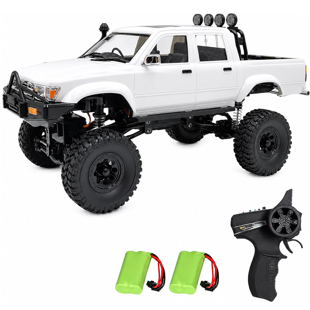 RC Rock Crawler Truck – 1:16 Scale 4WD RC Pickup with LED Headlights