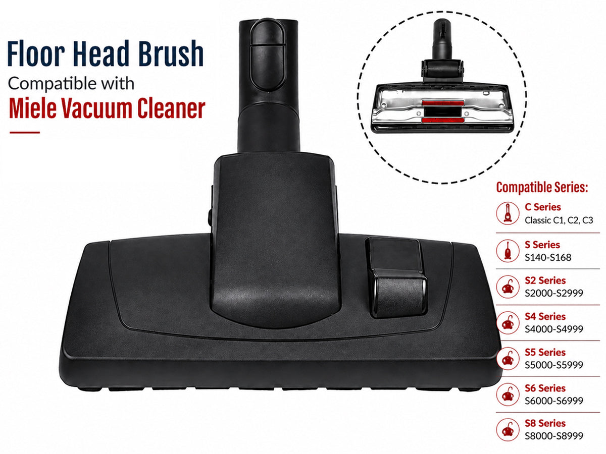 Replacement Miele Vacuum Cleaner Turbo Head Brush