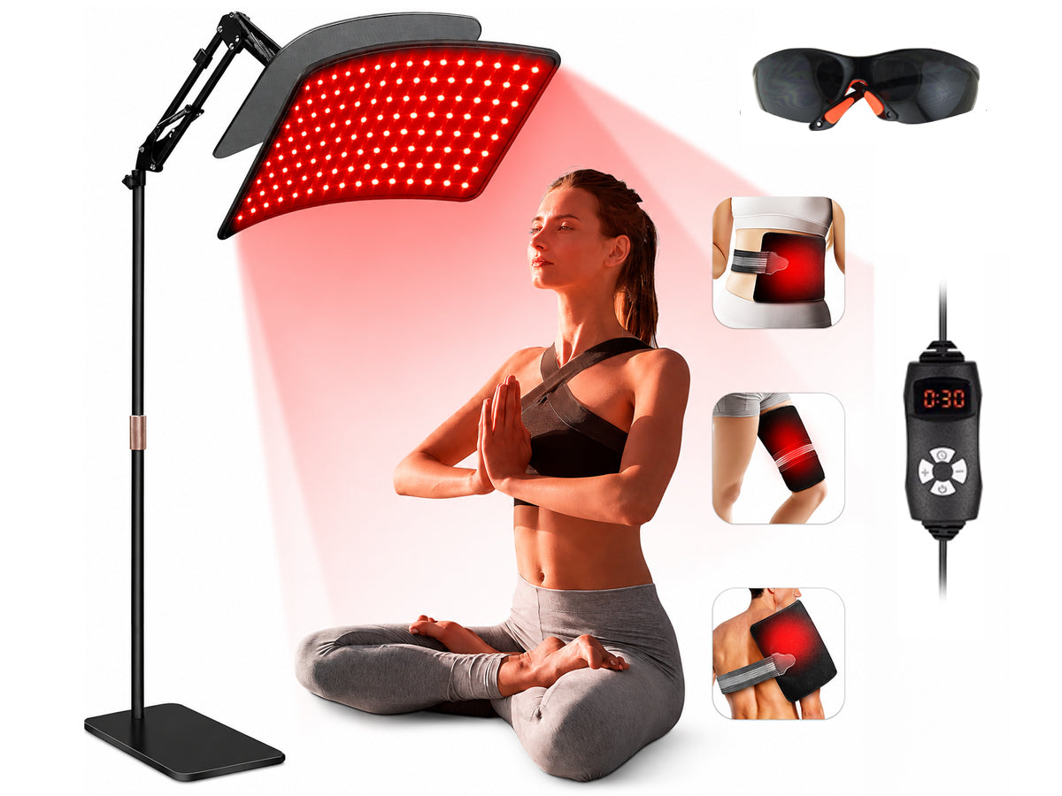 LED Red Light Therapy Lamp With Stand