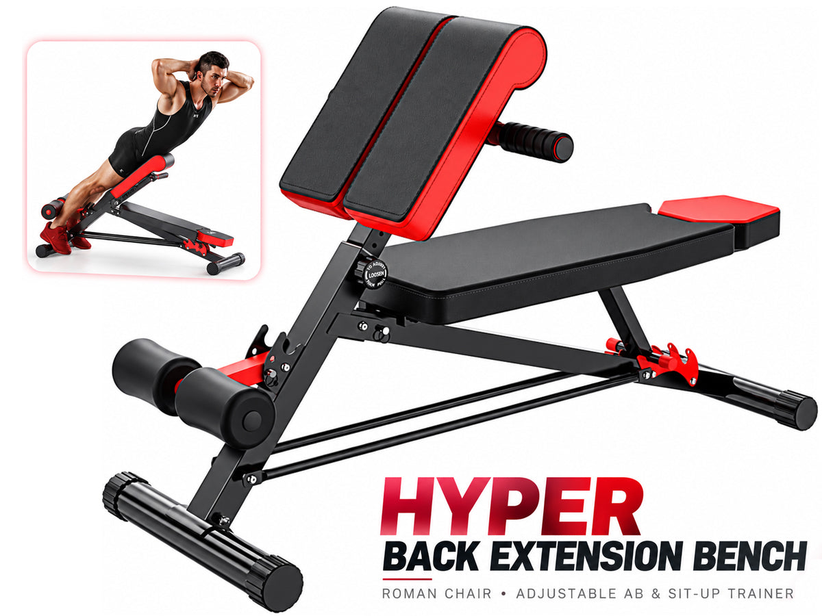 Adjustable Roman Chair Hyperextension Bench