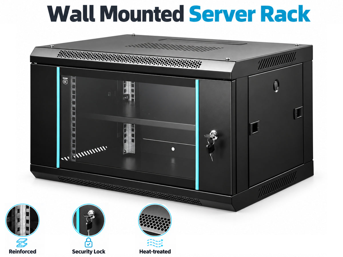 6U Cabinet Server Network Data Rack Wall Mount