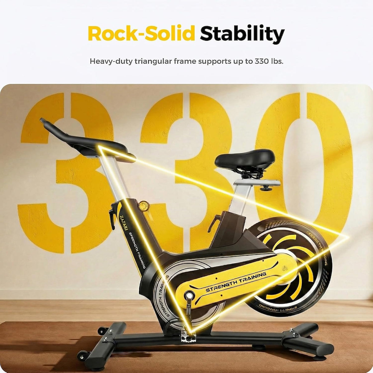 Exercise Spin Bike Heavy Duty Exercycle Fitness Spin Bike