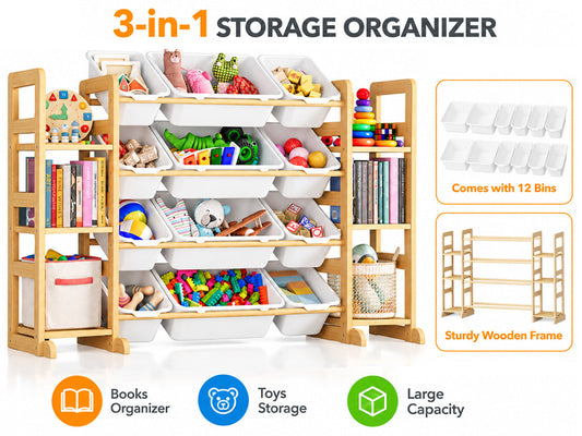 Kids Toy Storage Organizer