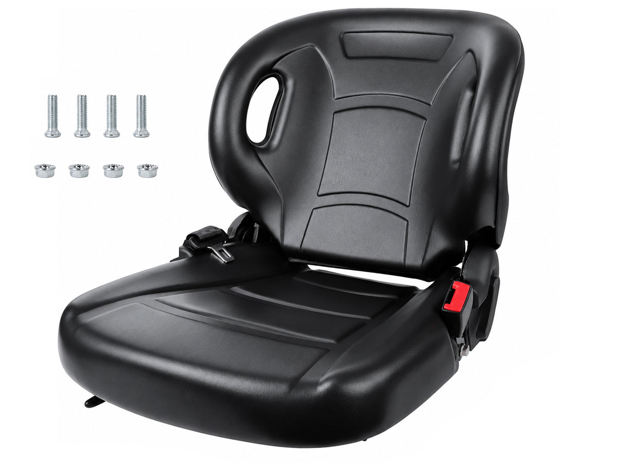 Adjustable Universal Forklift Seat Tractor Diggers Chair Backrest